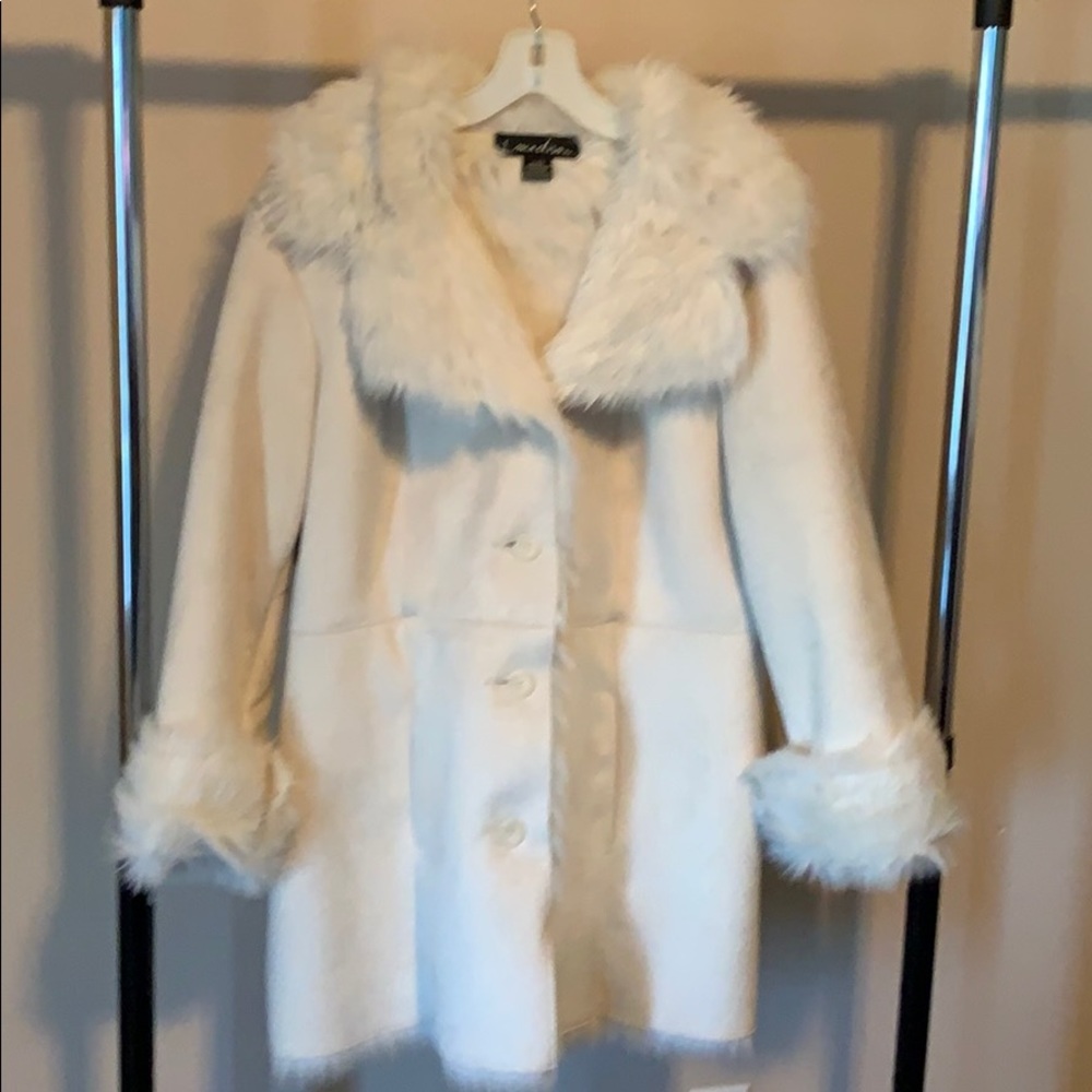1 Madison suede cream Jacket